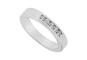 Mens Diamond Ring : 14K White Gold - 0.25 CT Diamonds - Ring Size 9.0