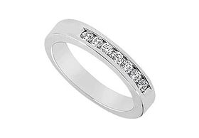 Mens Diamond Ring : 14K White Gold - 0.50 CT Diamonds - Ring Size 9.0mens 