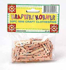 Mini Craft Clothespins Case Pack 48craft 