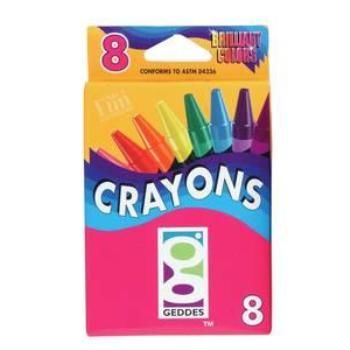 8 Count Geddes Crayons Case Pack 168count 