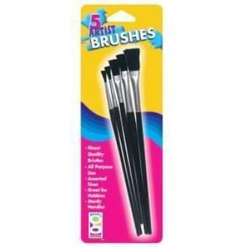 5 Count Geddes Paintbrush Set Case Pack 60count 