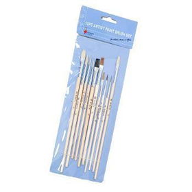 Artist Paint Brushes 10Pc Set Case Pack 72artist 