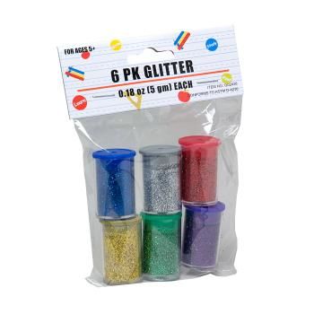 Glitter In Shaker Jars - 6 Pack Case Pack 96glitter 