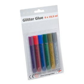 Glitter Glue Pens - 6 Pack Case Pack 72glitter 