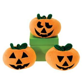 5" 3 Assorted Plush Halloween Pumpkin Case Pack 36assorted 