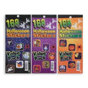 Value Pack - 168 Halloween Stickers Case Pack 72halloween 