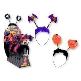 LED Fright Flashers - Bobble Headbands w/Display Case Pack 48led 