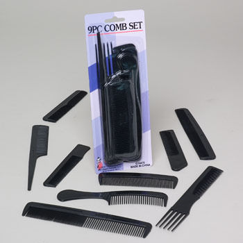 Comb Set 9 Piece Case Pack 48comb 