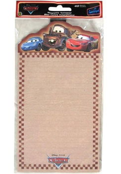 Cars Magnetic Notepad In Bag w/Header Case Pack 144cars 