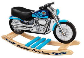 Harley Davidson Blue Softail Rockerharley 