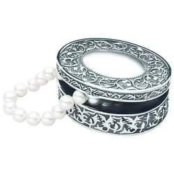 Sterlingcraft&reg; Antique Silverplated Jewelry Boxsterlingcraft 