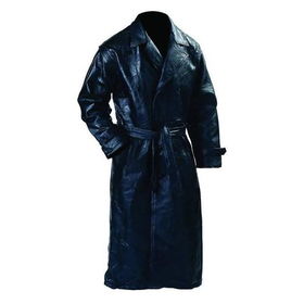 Giovanni Navarre&reg; Italian Stone&trade; Design Genuine Leather Trench Coat (Large)giovanni 
