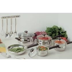 Justin Wilson Kitchenware&trade; by Chef&rsquo;s Secret&reg; 15pc Stainless Steel 5-Ply Cookware and Utensil Setjustin 