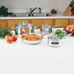 Chef&rsquo;s Secret&reg; 7pc Stainless Steel Cookware Setchef 