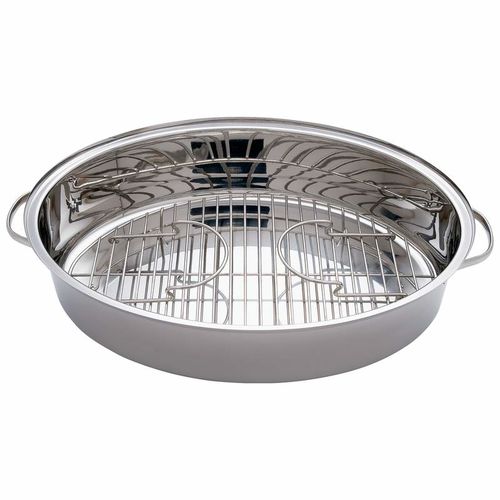 Precise Heat&trade; T304 Stainless Steel Large Turkey Roasterprecise 