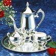 Sterlingcraft&reg; Silverplated 5pc Tea/Coffee Set