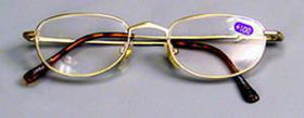 X-A-+100 GLD TRM GLASSESgld 