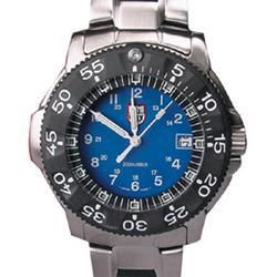 Steel Seal Dive Watch, Blue Dial, Steel Braceletsteel 