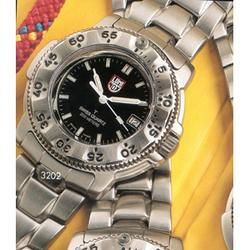 Navy Seal Steel Dive Watch, Black Dial, Steel Braceletnavy 