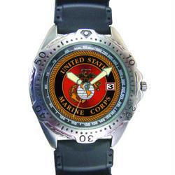 Sport Watch, Rugged, Chrome, U.S. Marinessport 