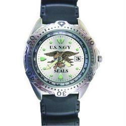 Sport Watch, Rugged, Chrome, U.S. Navysport 