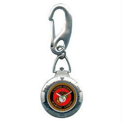 Belt Watch, Chrome, Military, U.S. Marine Corps, Red Facebelt 