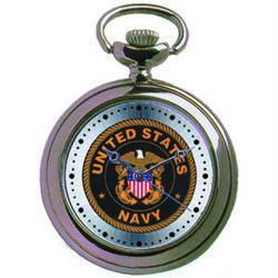 Pocket Watch, Chrome, Military, U.S. Navypocket 