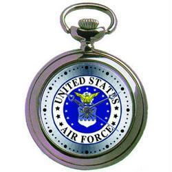 Pocket Watch, Chrome, Military, U.S. Air Forcepocket 