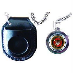 Pocket Watch w/Holster, U.S. Marine Corps Insigniapocket 