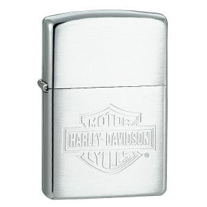 Brushed Chrome, Harley Davidson Bar & Stampbrushed 