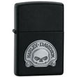 Black Matte, Harley Davidson Skull Emblem