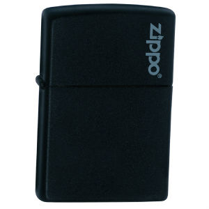 Black Matte, Zippo Logoblack 