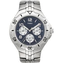 Dress Watch Chrono, Black Dial, Silver Tone Braceletdress 
