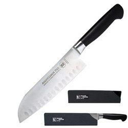 Santoku, Granton Edge, Ergonomic POM Handlesantoku 