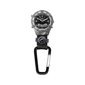Phase IV, Black Ani-Digi Dial, Grey Case, Black Nylon Strapphase 