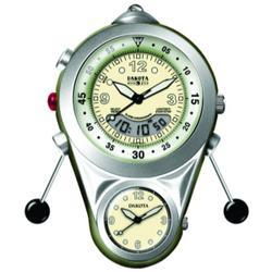 Trio Clip, Khaki Dials, Green/Silver Anodized Casetrio 