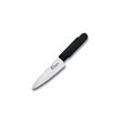 K5 Kitchen Knife, Black Kraton Handle, Serrated
