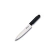 K7 Kitchen Knife, Black Kraton Handle, Serrated