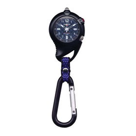 Backpacker Microlight, Blue/Black Dial, Black Casebackpacker 