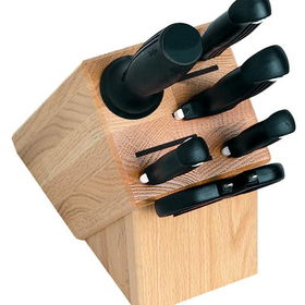 9900 Series Kitchen Block Set,6 Pcs + Block, Polymer Handleseries 