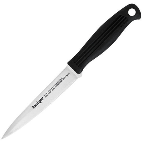 9900 Series, Steak Knife, 4.5 in., Black Handle, Serratedsteak 