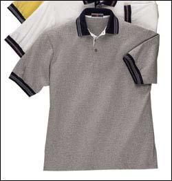 Jacquard Collar and Cuffs Sport Shirtjacquard 