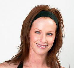 BLK LMBSKIN LTHR LADY HEADBANDlmbskin 