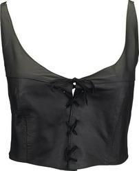 SOLID LEATHER HALTER TOPsolid 
