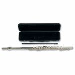 Maxam&trade; Silver Flute with Carrying Case