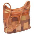Maxam&reg; Brand Genuine Lambskin Leather Shoulder Bag