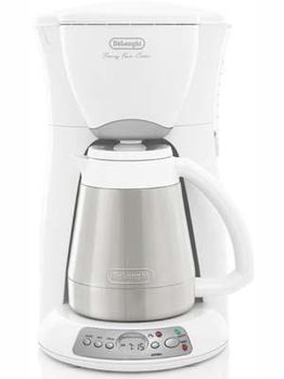 DeLonghi DC55TCW Twenty Four Seven 10-Cup Drip Coffee Maker (White)delonghi 