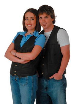B-MED LEATHER VESTmed 