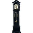 Edward Meyer&trade; Grandfather Clock with Black Finish and Mother-of-Pearl Inlay