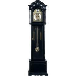 Edward Meyer&trade; Grandfather Clock with Black Finish and Mother-of-Pearl Inlayedward 